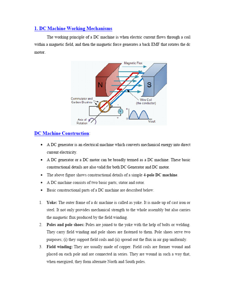 Unit 3 | PDF | Electric Motor | Electromagnetic Induction