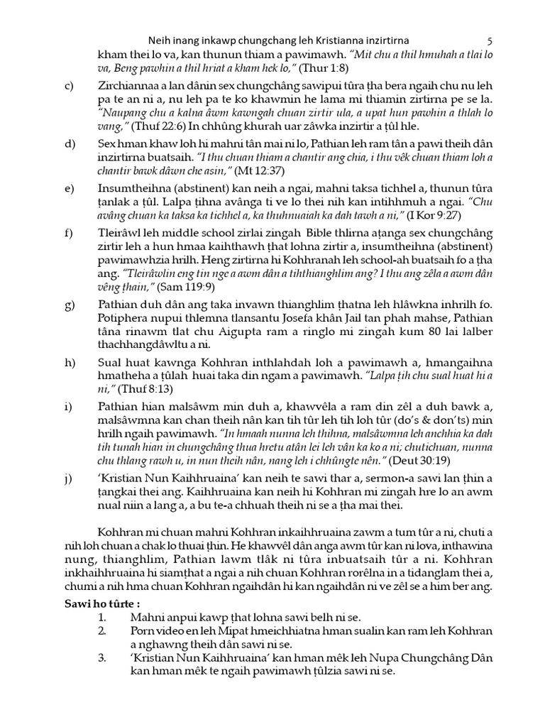 Neih Inang Inkawp | PDF