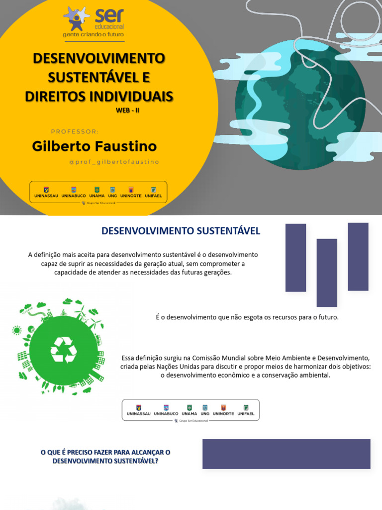 Desenvolvimento Sustentável e Direitos Individuais | PDF ...