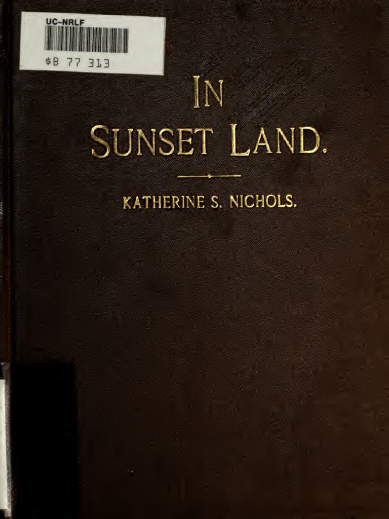 In Sunset Land 00 Nich Rich | PDF | Sea | Sky