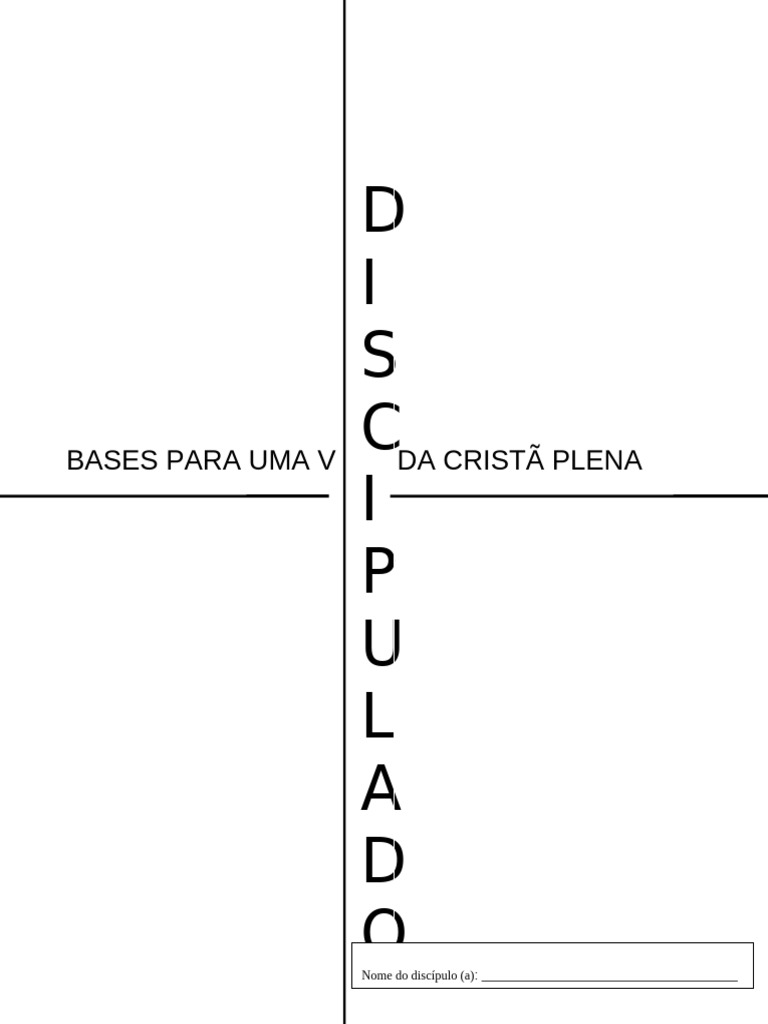 Fundamentos da Disciplina Cristã | PDF | Batismo | Fé