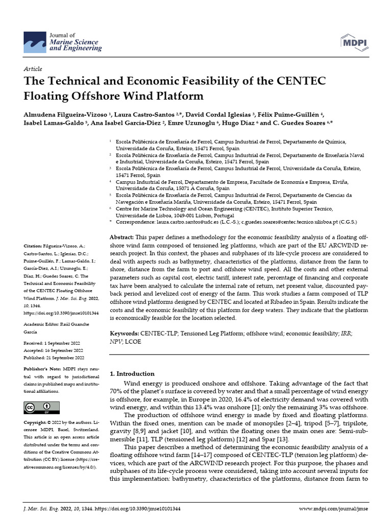 The Technical and Economic Feasibility o | PDF | Net Present Value ...