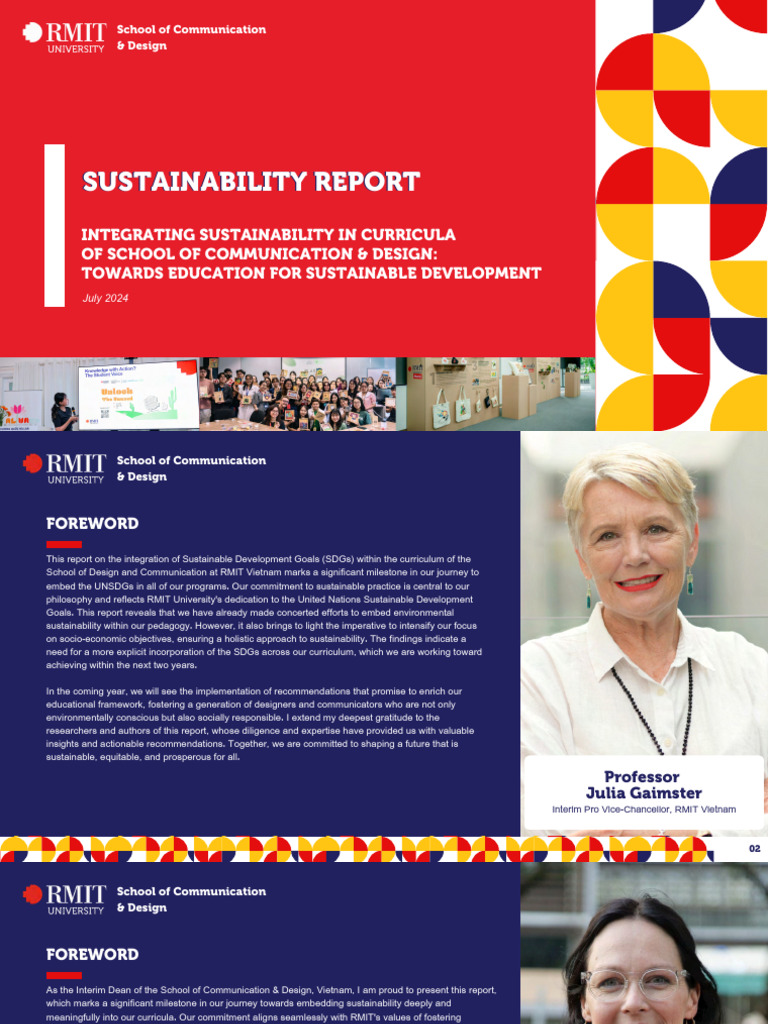 RMIT Sustainability Curriculum Report | PDF | Sustainability | Curriculum