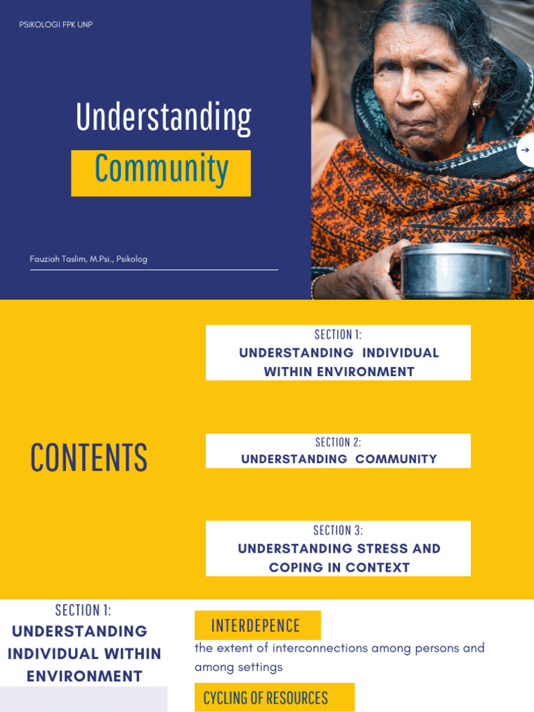Memahami Komunitas | PDF | Community | Stress (Biology)