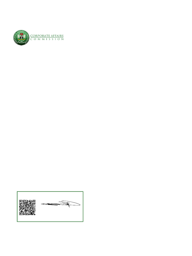 Application For Registration of Company - Faee Sparkling Studio ...