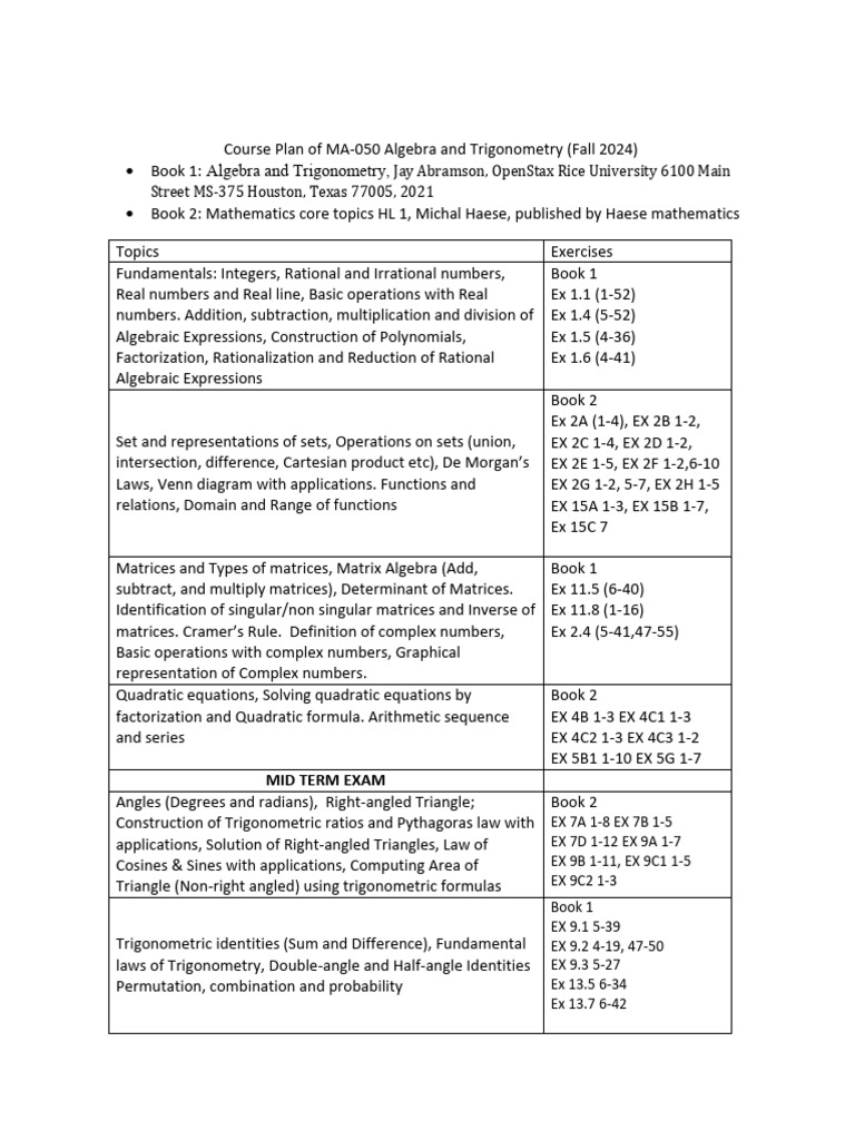 course-plan-s2024-1-pdf-trigonometric-functions-trigonometry