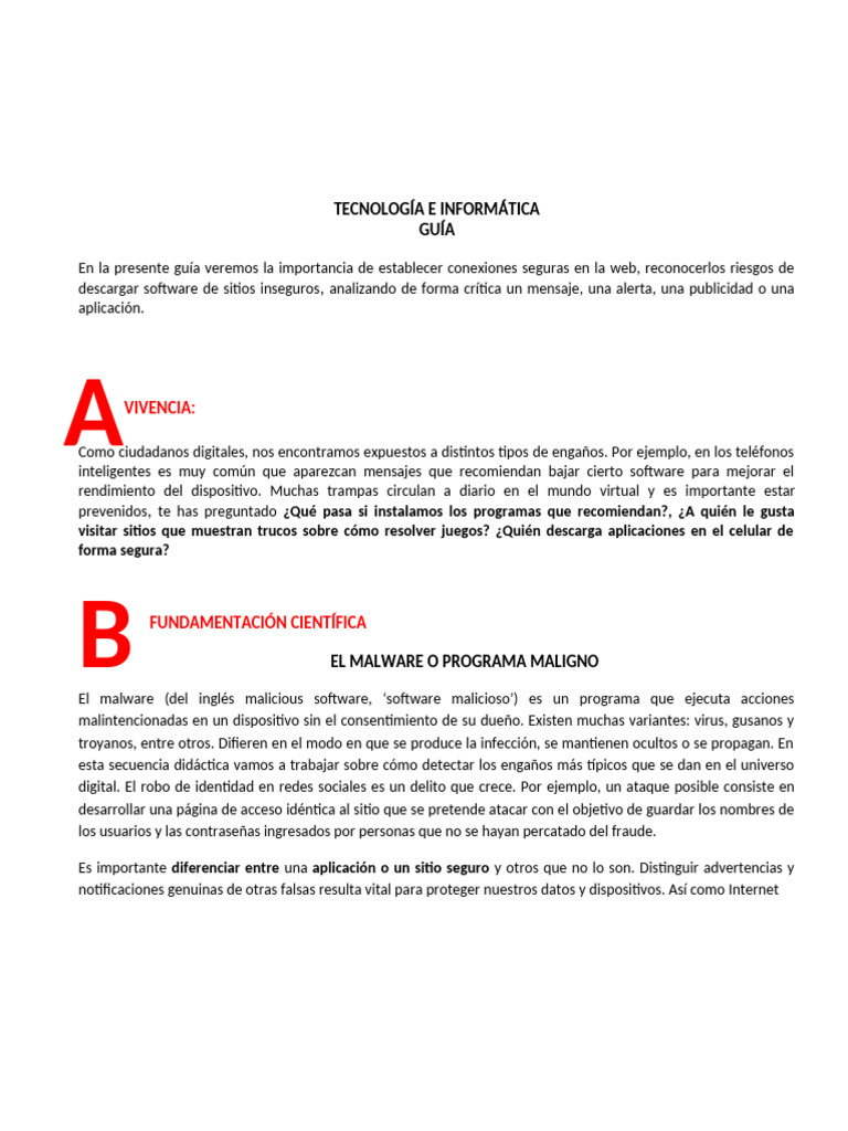 Tipos de Malware y Seguridad Web | PDF | Malware | Contraseña