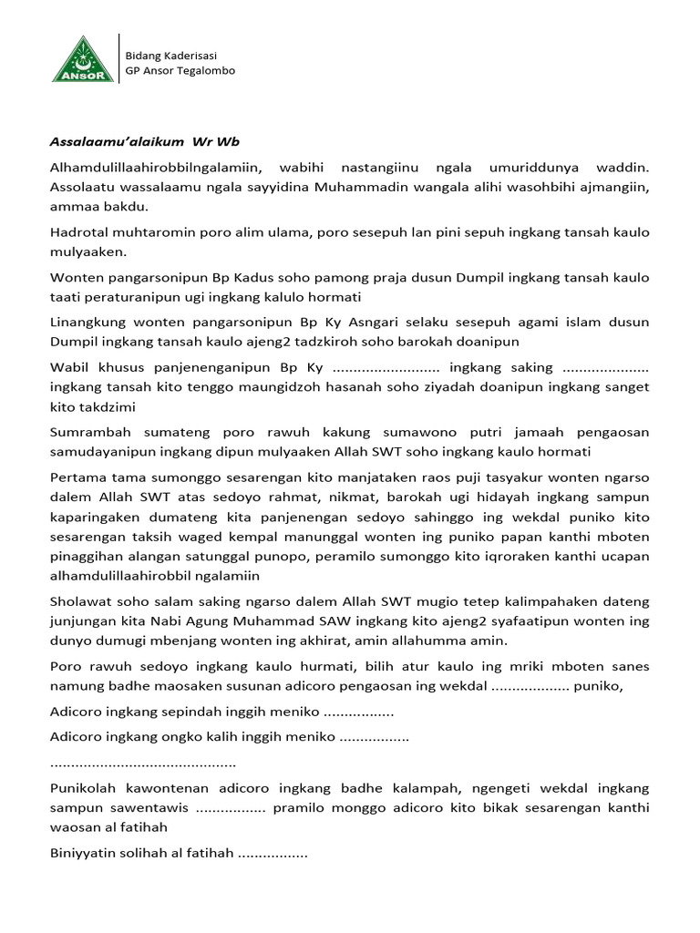 Teks MC | PDF