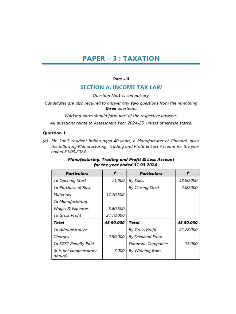 Umpire Tax Solutions for AY 2024-25 | PDF | Tax Deduction | Expense