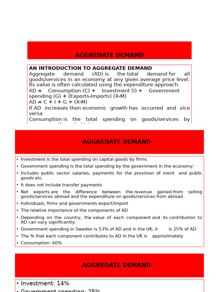 Understanding Aggregate Demand Dynamics | PDF | Aggregate Demand ...