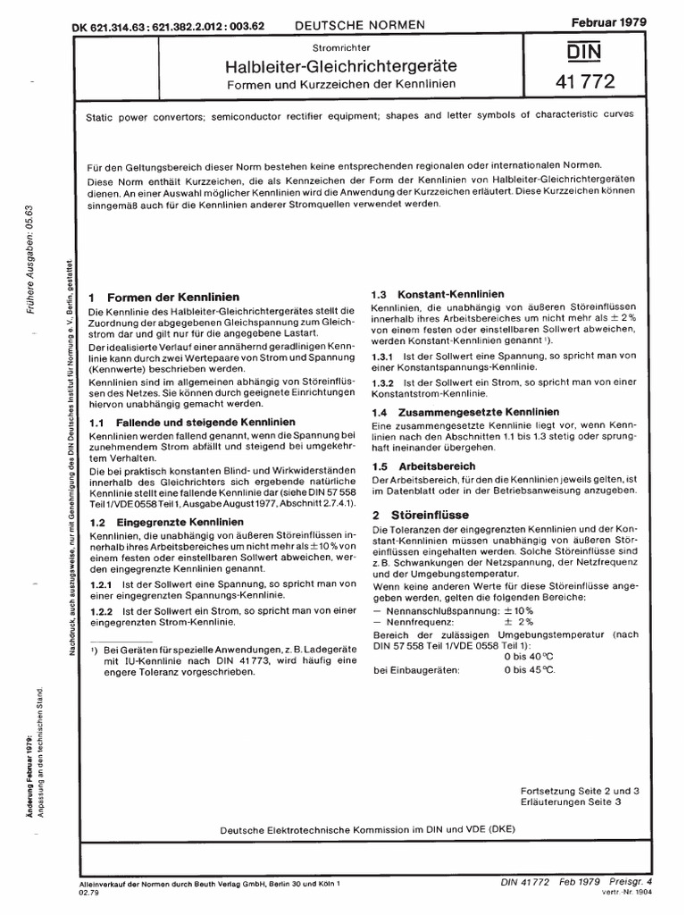 Din 41772 1979-02 | PDF