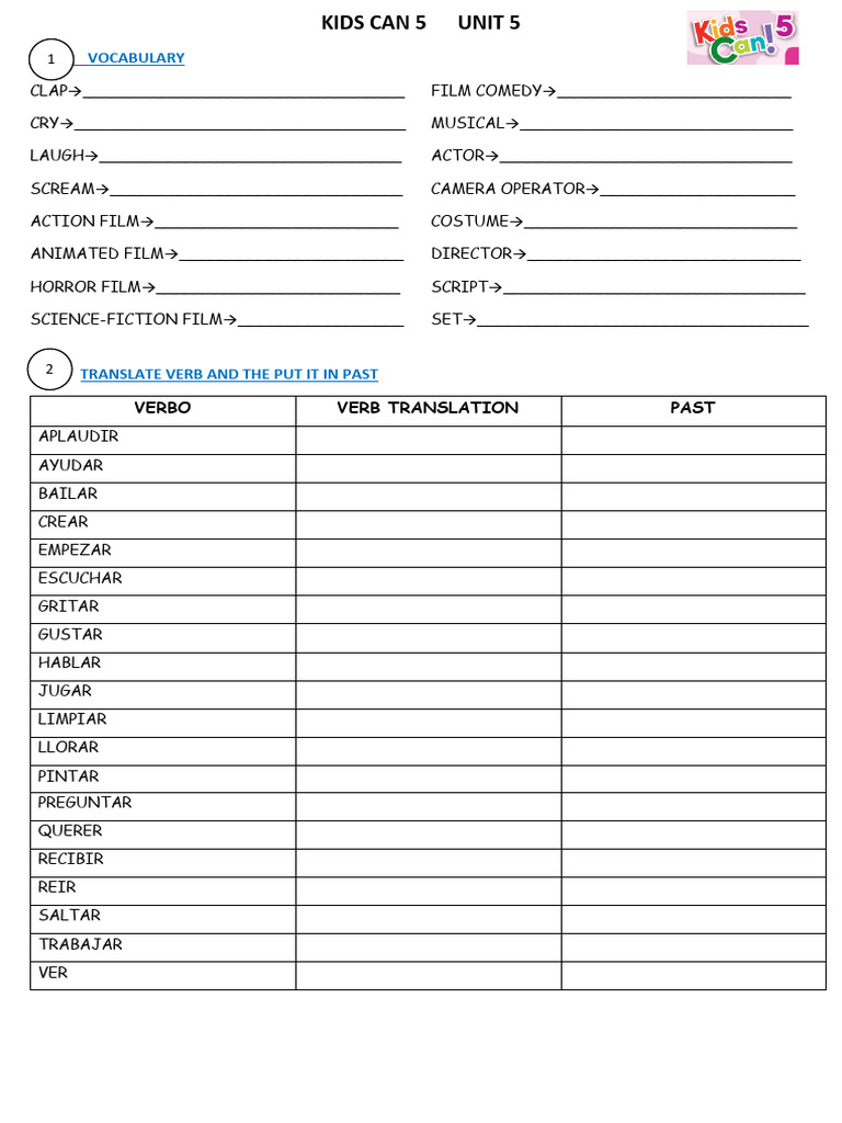 Kids can 5 unit 5 pdf adverb