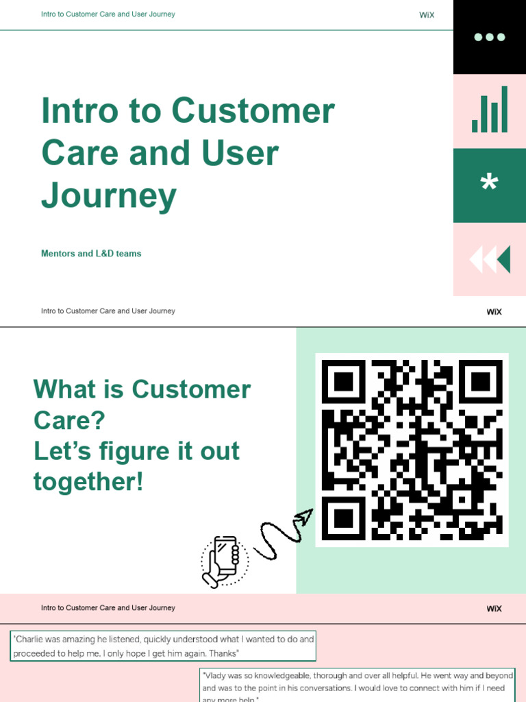 Intro To Customer Care and User Journey - Updated Jan '23 | PDF | Human ...
