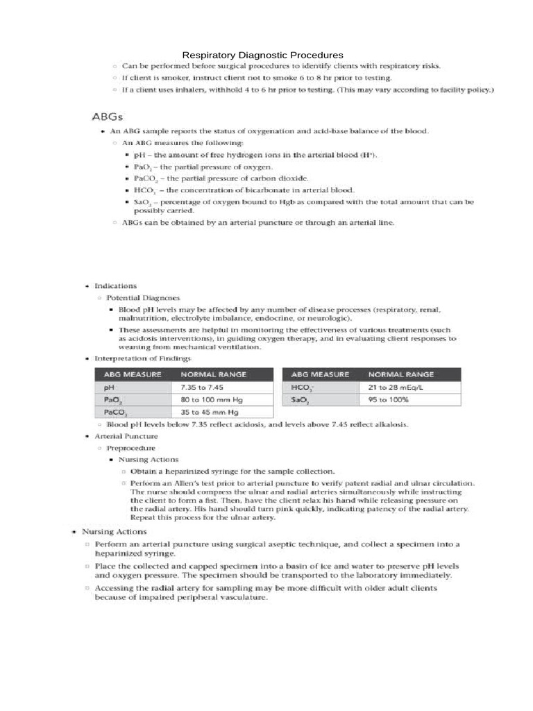 Appendicitis Diagnostic Procedures