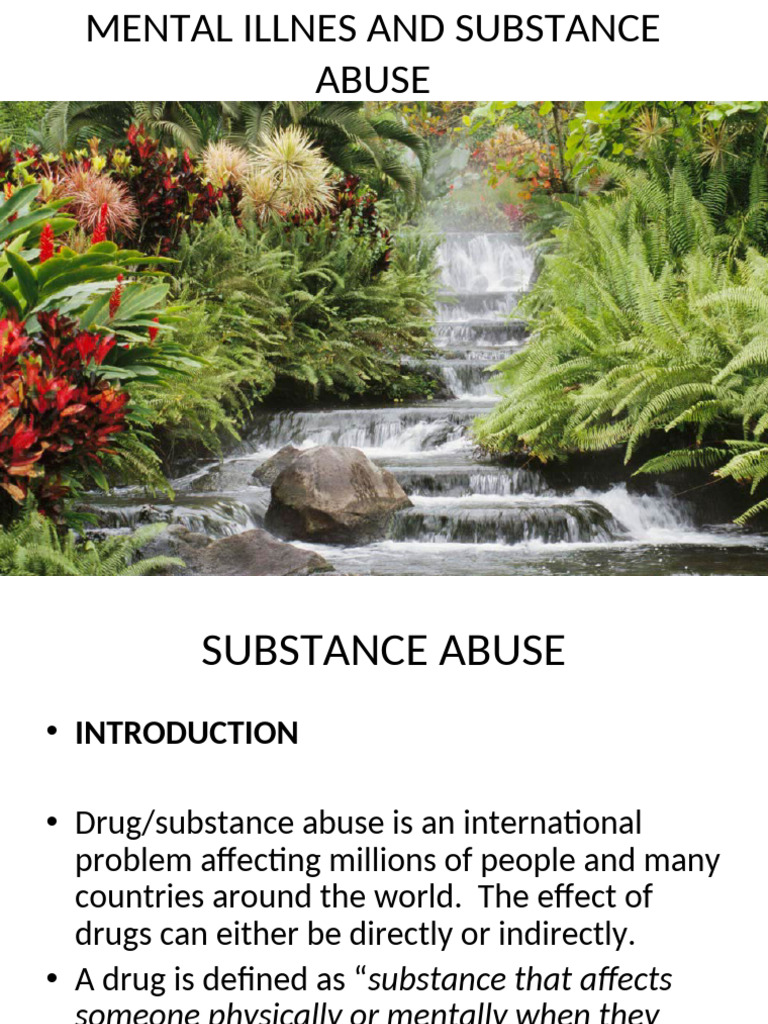 Mental Illness and Substance Abuse | PDF | Drugs | Substance Abuse