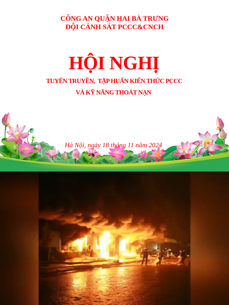 Slide phổ biến về PCCC | PDF