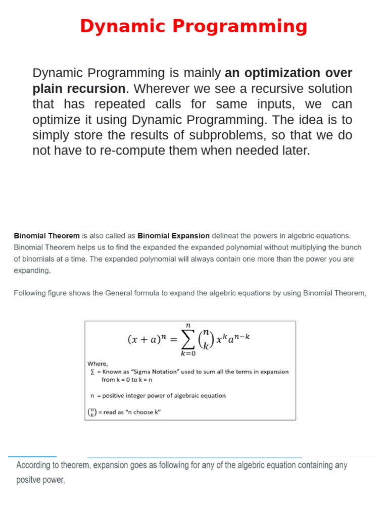 Binomial Coefficient | PDF