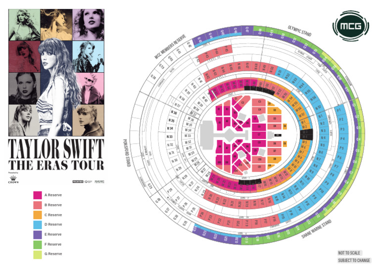 Taylor Swift Eras Tour Venue Map | PDF | Chess | Chess Theory