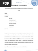 Download Translating Cultures Translating Iran Domestication and Foreignization by miss_barbarona SN79525793 doc pdf