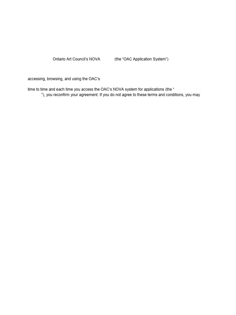 OAC Terms and Conditions Notice Collection | PDF | Computer Security ...