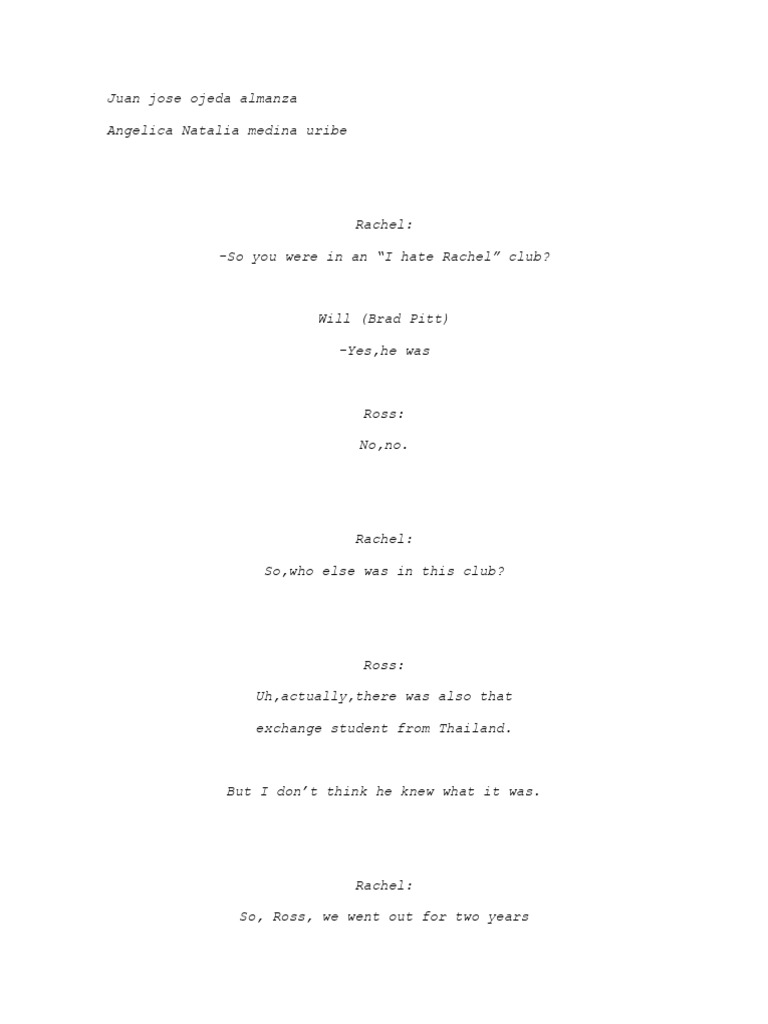 Transcription Friends | PDF