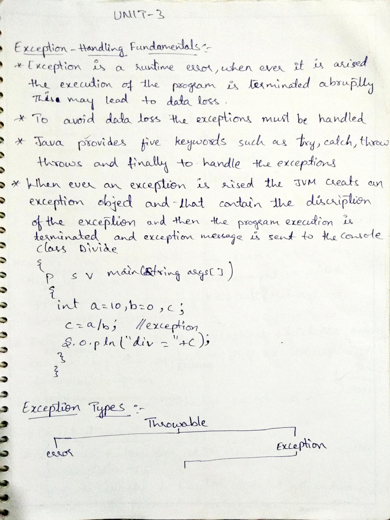 Java Unit 3 | PDF