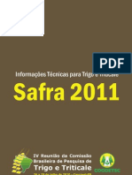 Informacoes Tecnicas Trigo Triticale Safra 2011