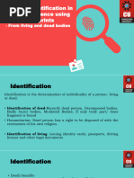 Bibliografía de Pruebas de Modificaciones Corporales y Huellas de