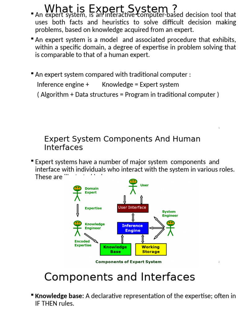 Expert System | PDF | Expert | Knowledge