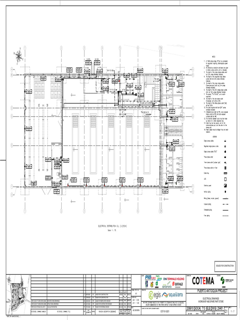 C1 208910 Goca 713 Ele DWG 25461 - C1 | PDF | Building Engineering ...