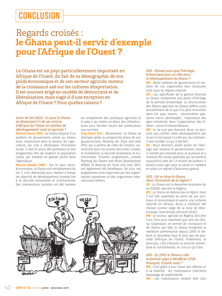 Le Ghana : Modèle de développement rural | PDF | Afrique | Agriculture