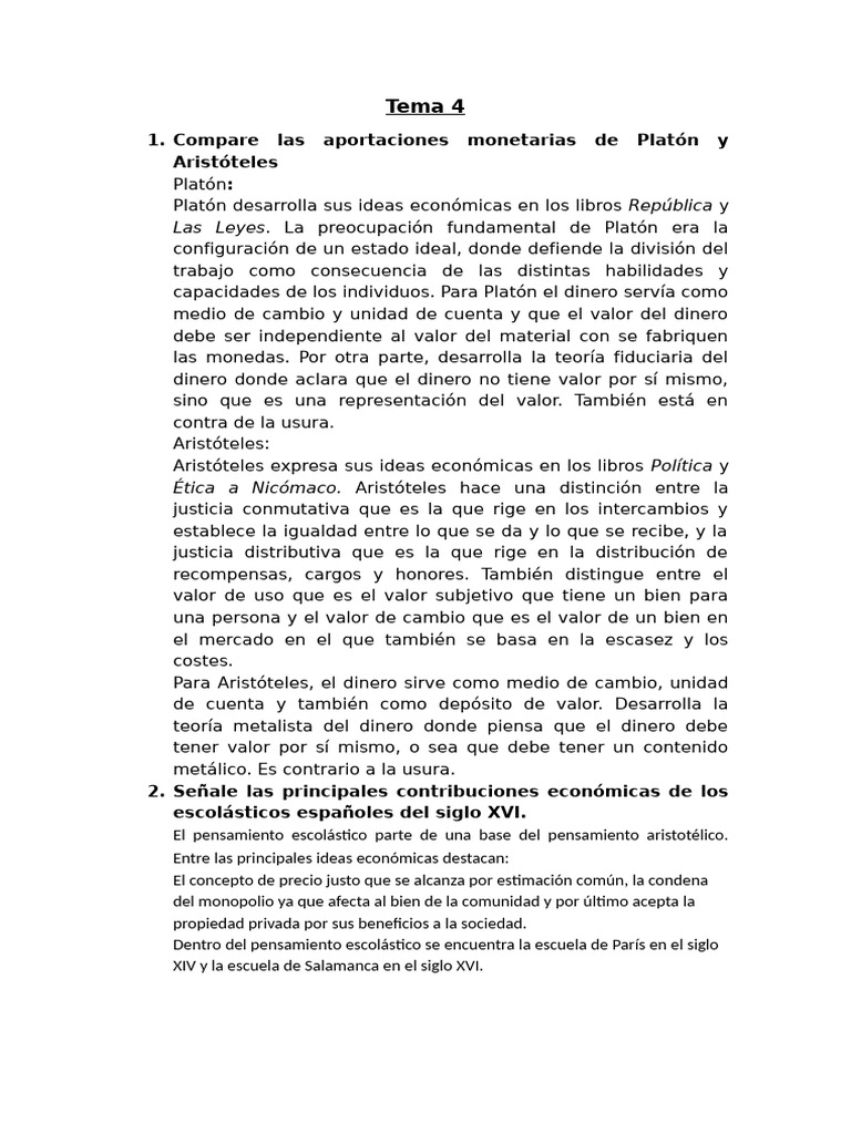 Apuntes Tema 4 | PDF