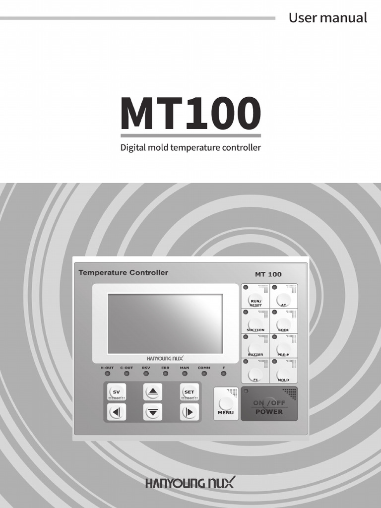 MT100 Menu Eng 200427 | PDF | Relay | Pump