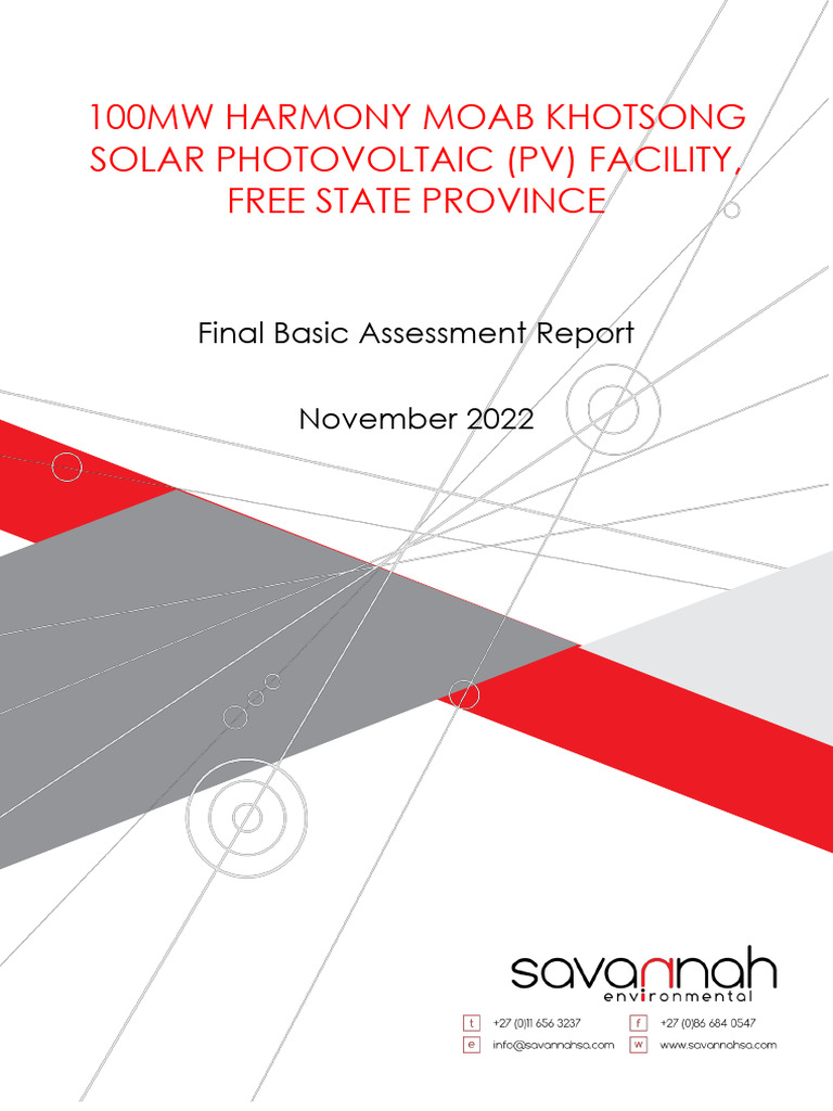 Harmony Moab Khotong Solar PV Report | PDF | Solar Power | Photovoltaics