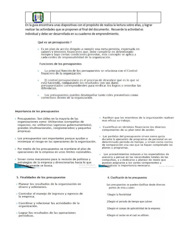 Guía Para Elaborar Un Presupuesto De Emprendimiento Paso A Paso – QRMA