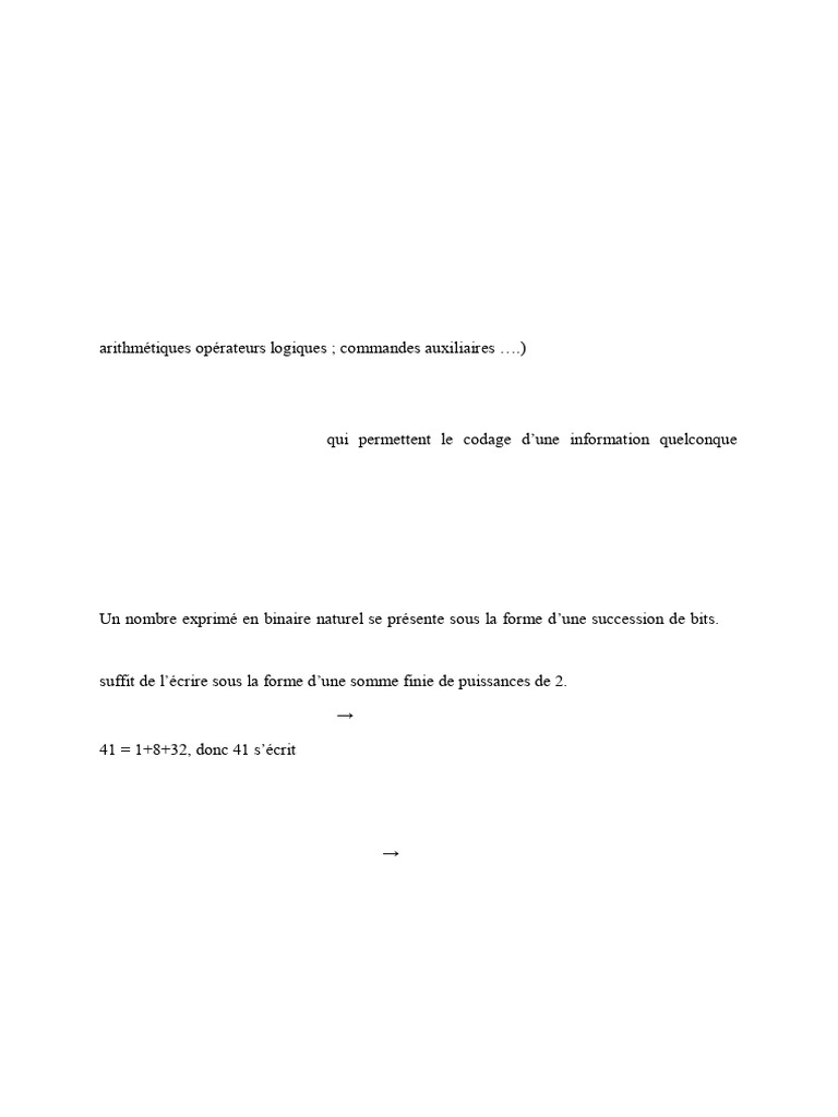 Codage alphanumérique et binaire | PDF | Décimal codé binaire | ASCII