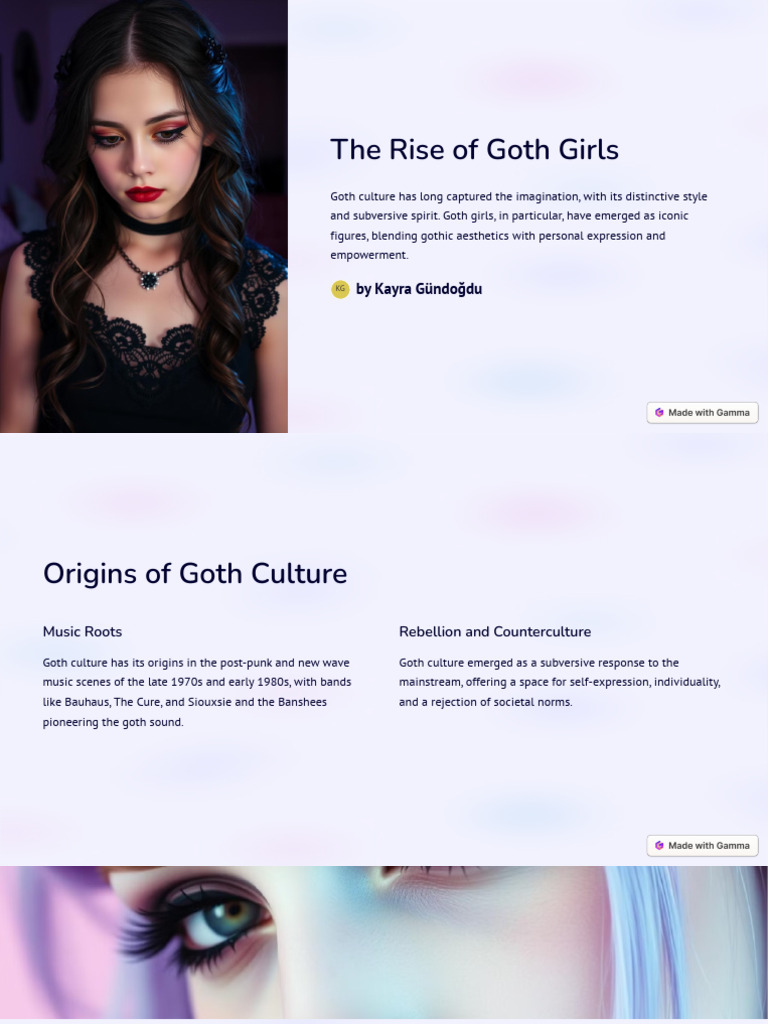 The Iconic Rise of Goth Girls | PDF | Art | Lifestyle