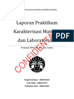 Laporan Praktikum Karakterisasi Material