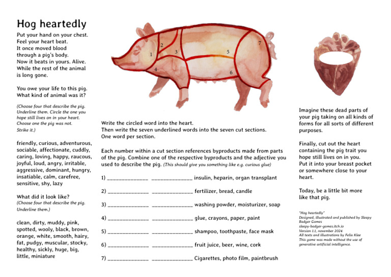 Hog-Heartedly V1 | PDF