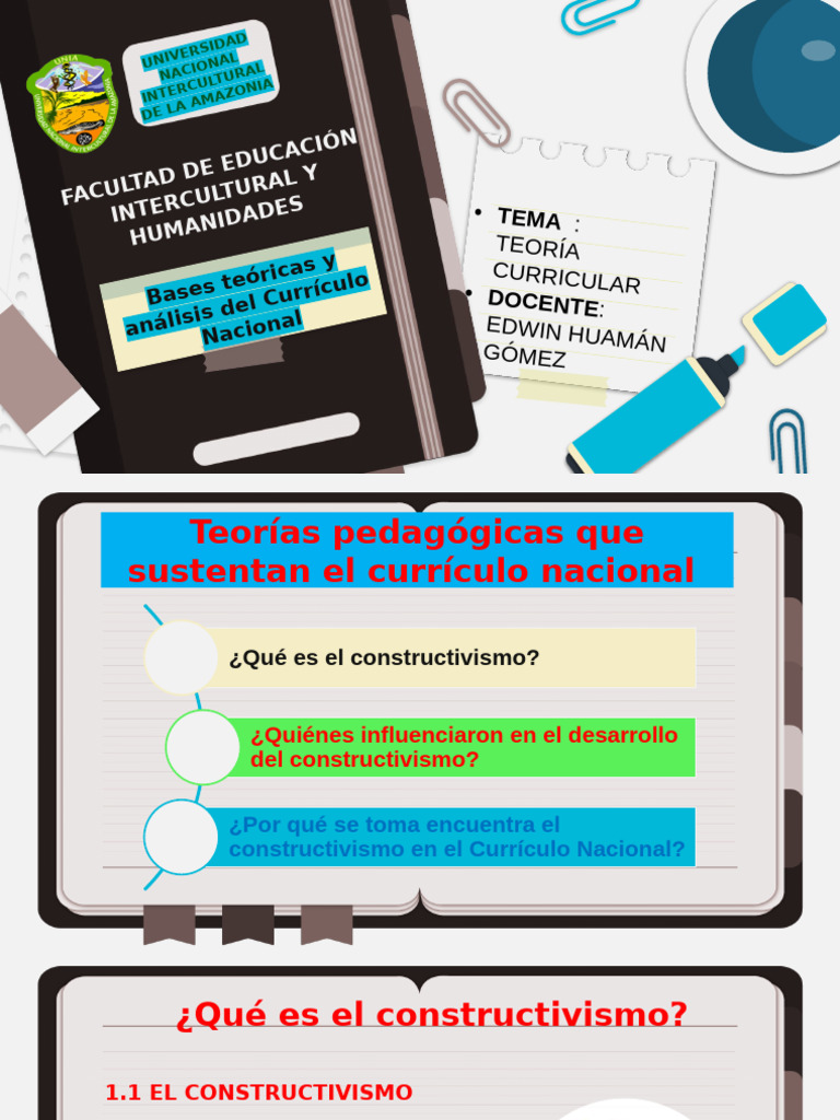 Teoria Curricular | PDF | Plan de estudios | Aprendizaje