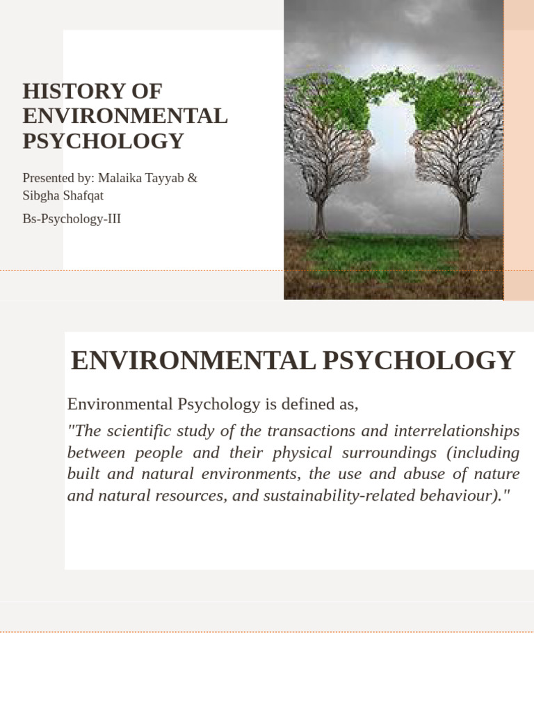 Environmental History | PDF | Psychology | Attention