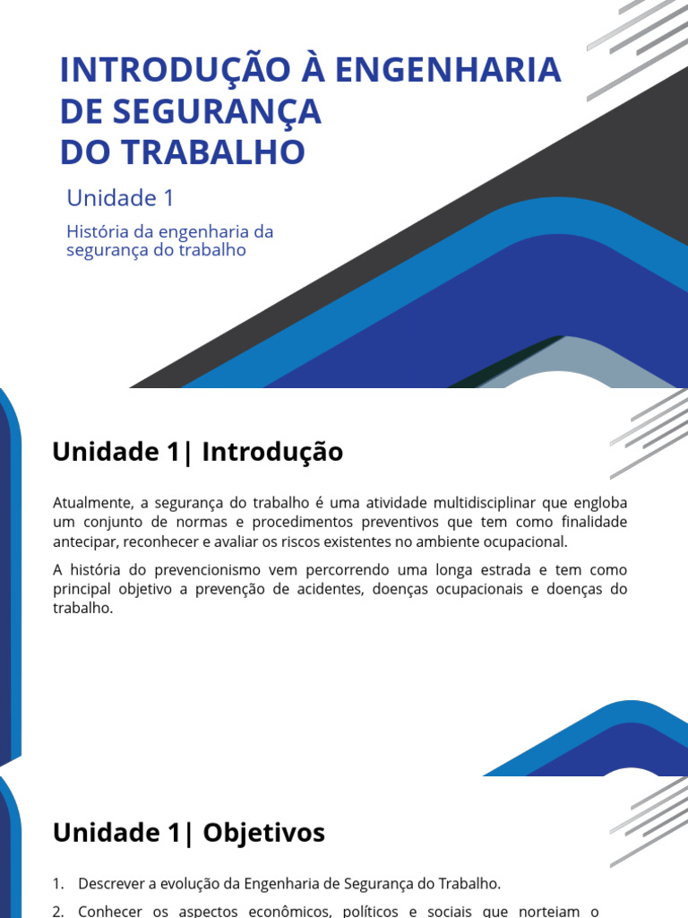 História da Engenharia de Segurança do Trabalho | PDF | Economia ...
