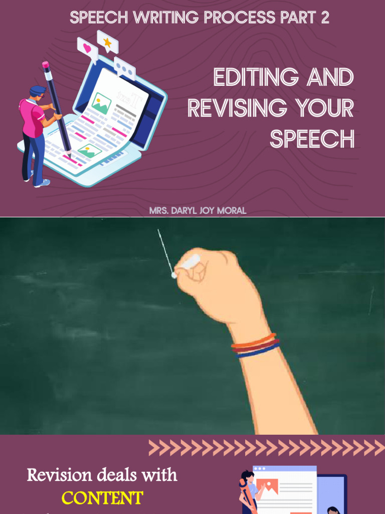 Speech Editing and Revision Guide | PDF | Editing | Linguistics