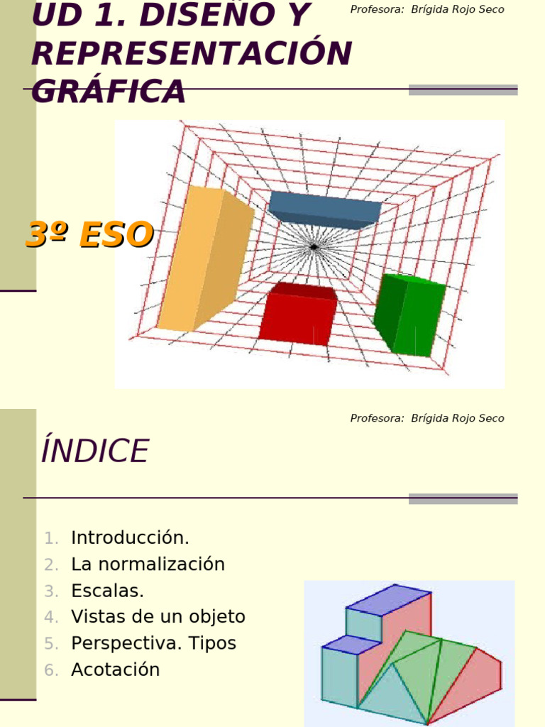 Ud 1-Diseño y Representación Gráfica. Cervantes | PDF | Perspectiva ...