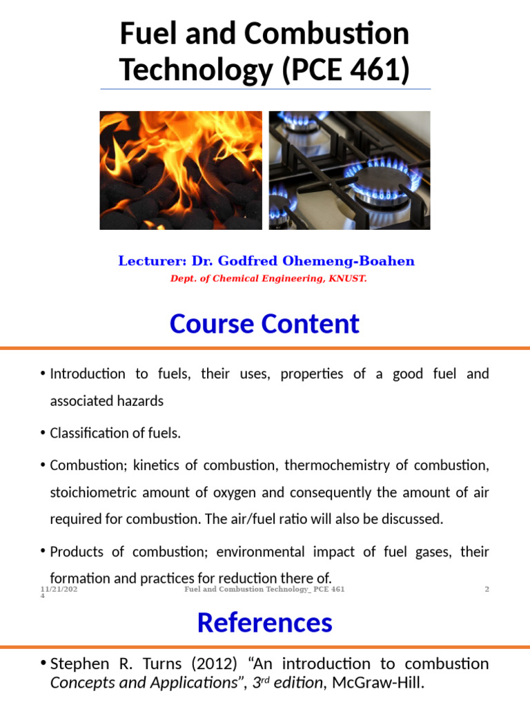 Fuel and Combustion Technology Overview | PDF | Natural Gas Processing ...