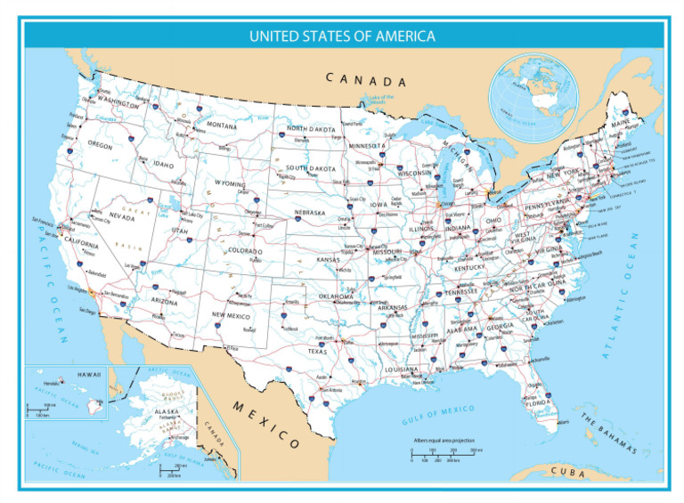 US Map General Reference | PDF