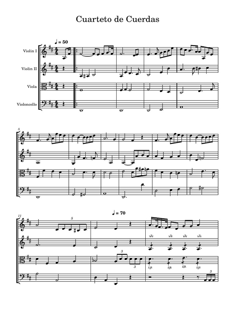 .Cuarteto - de - Cuerdas 21-11 (Reconstruccion) | PDF | Continuous ...