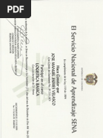 Certificado Laboral - SERDAN