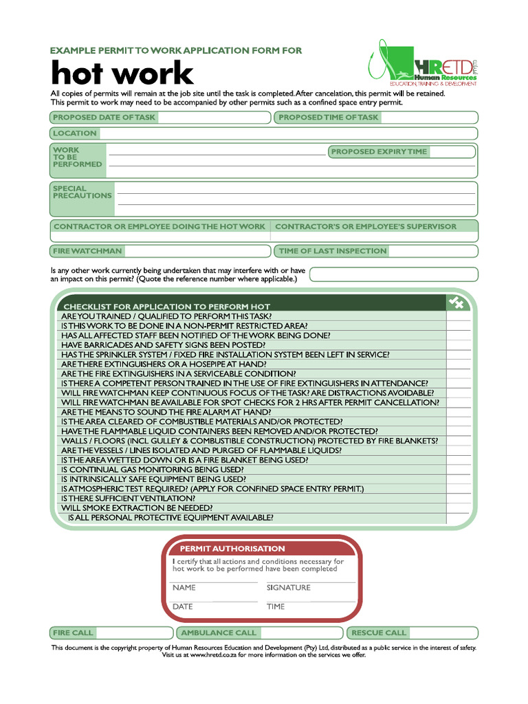 Hretd - HW Checklist | PDF