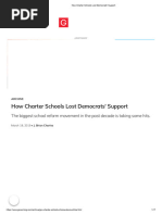 How Charter Schools Lost Democrats' Support